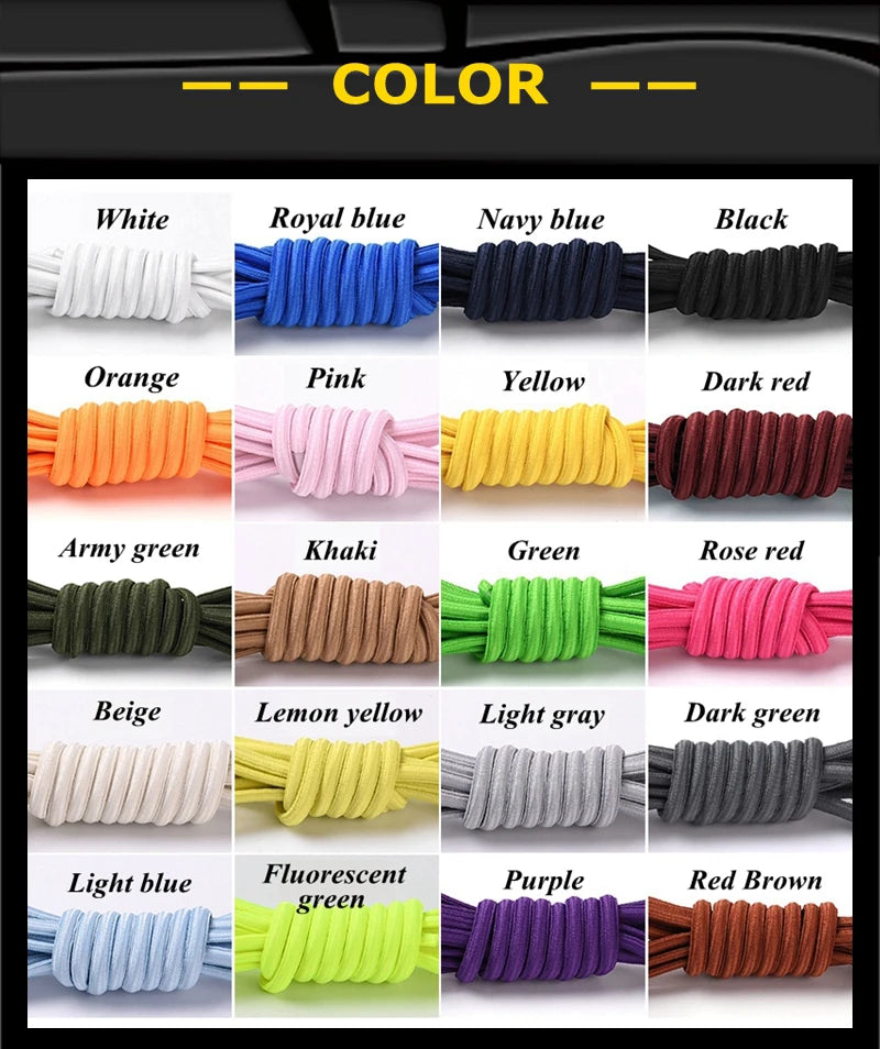 LazyLace Semicircle No-Tie Elastic Shoelaces ATHLEXES