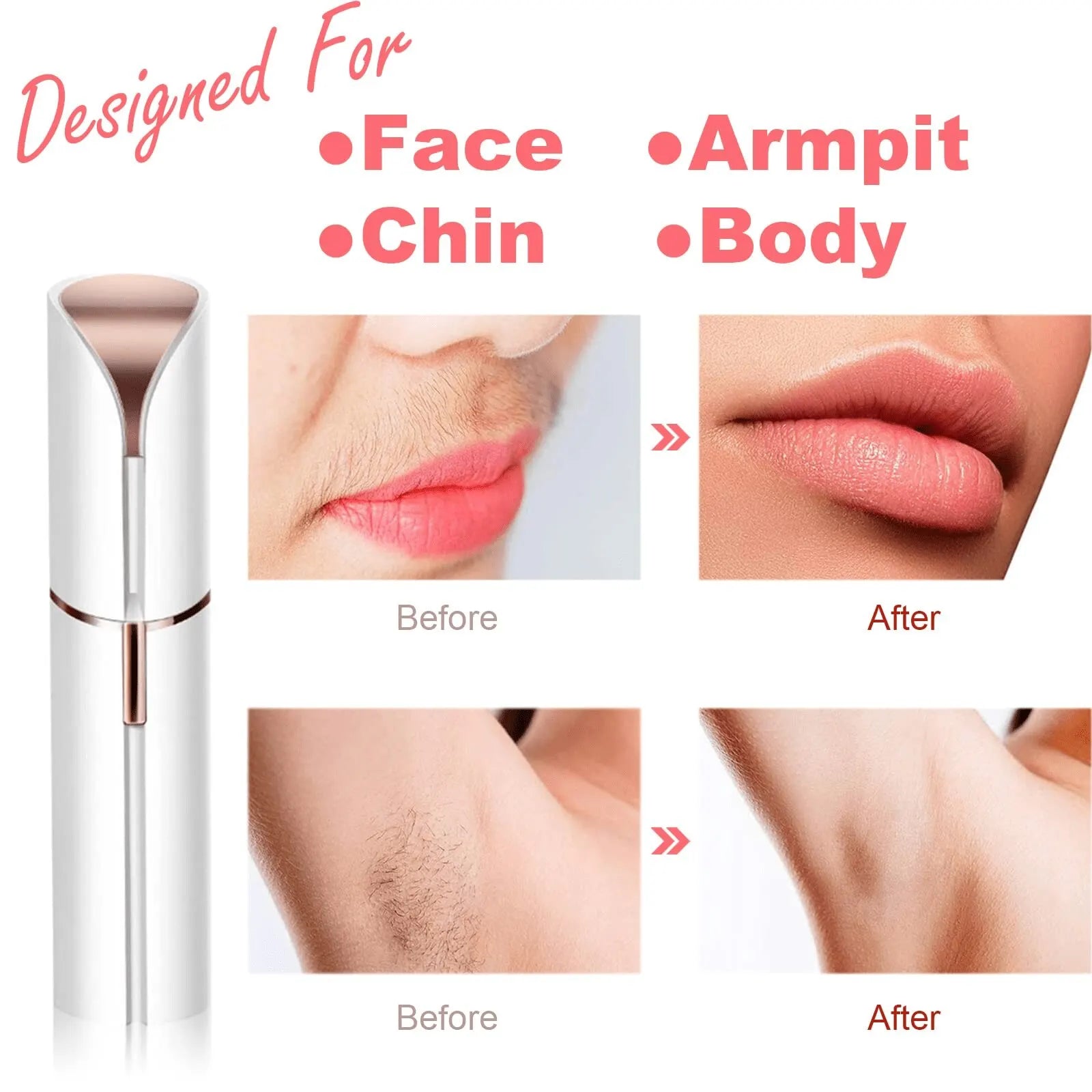 GlamGlow Lipstick Electric Hair Remover ATHLEXES