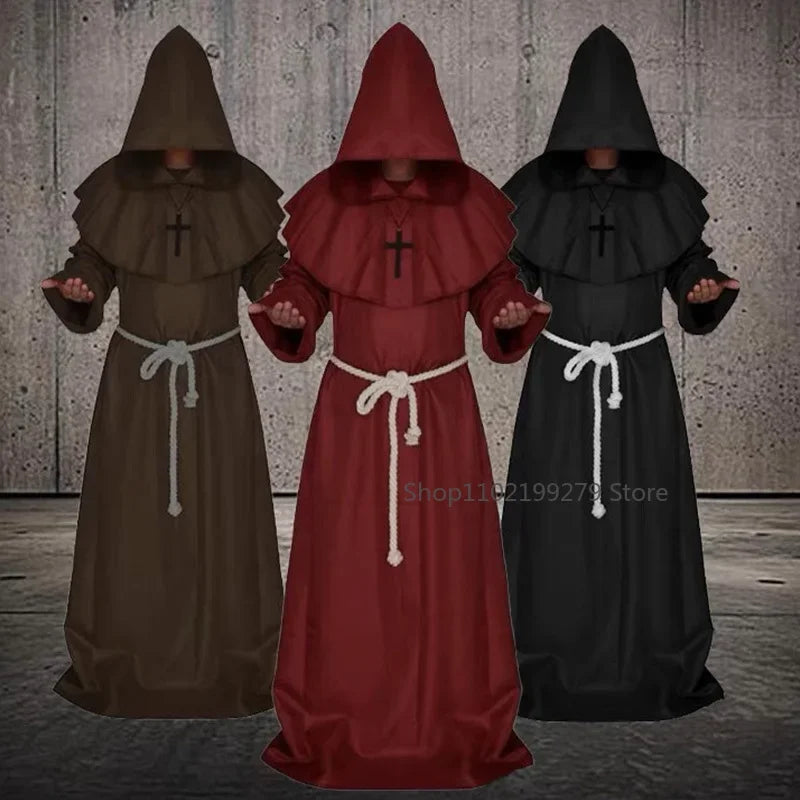 Enchanting Wizard Hooded Robe Costume for Halloween ATHLEXES