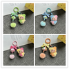 Kawaii Flocking Cartoon Keychain Set ATHLEXES