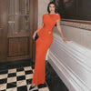 Elegant Backless Long Dress for Women ATHLEXES