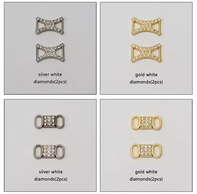 Diamond Luxury AF1 Shoelace Charms with Metal Buckle ATHLEXES