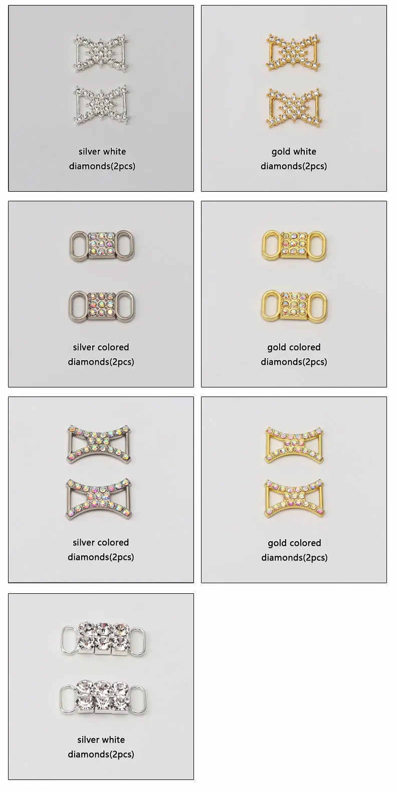 Diamond Luxury AF1 Shoelace Charms with Metal Buckle ATHLEXES