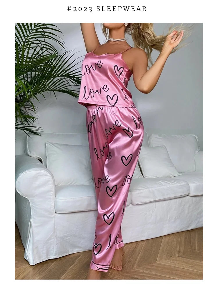 Satin Elegance Pajama Set ATHLEXES