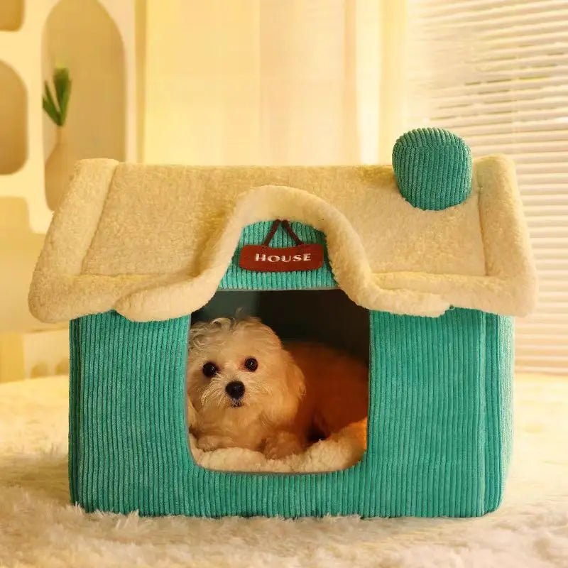 FurHaven Plush Foldable Pet House ATHLEXES