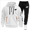 Men's Zipper Hooded Tracksuit with Multi-Pockets ATHLEXES
