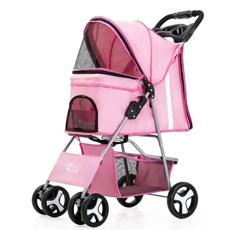 DTC-804 Portable Pet Stroller with Sunroof ATHLEXES