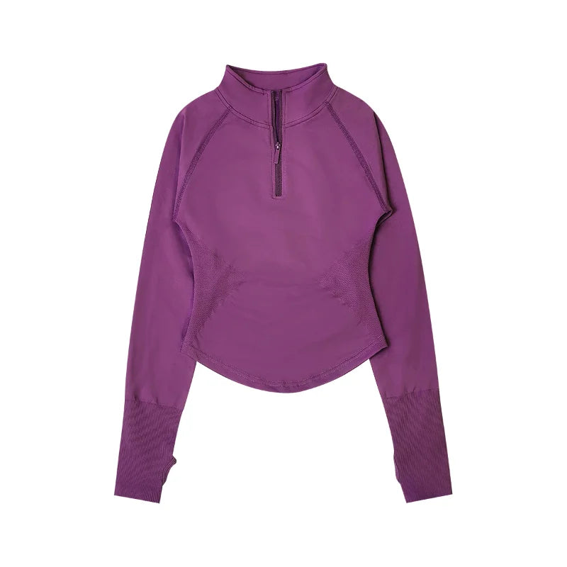 SleekFit Seamless Long Sleeve Yoga Top ATHLEXES