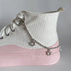 Chic Heart Tassel Boot Shoe Chain Jewelry for Trendy Sneakers ATHLEXES