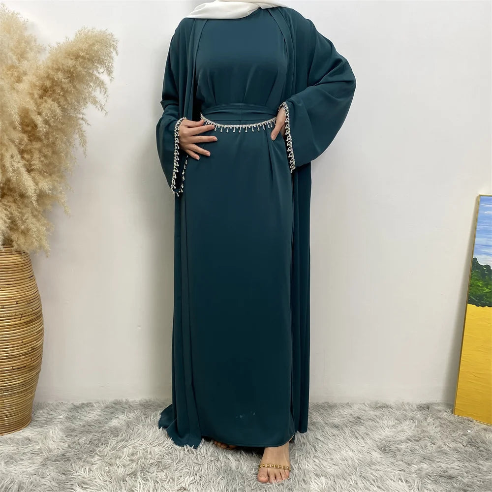 New Fashion Muslim Women Two-Piece Dress Set ATHLEXES