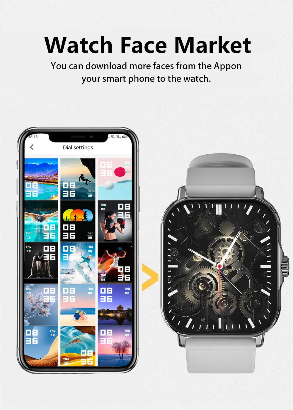 LAXASFIT 2024 Premium Smart Fitness Watch ATHLEXES