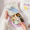 Charming Rabbit Ear Plush Makeup Bag for Girls ATHLEXES