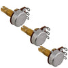 Premium A500k Aluminum Guitar Potentiometers Pack of 5 ATHLEXES