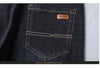 Classic Slim Fit Black Biker Jeans for Men ATHLEXES