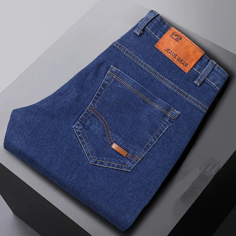 Blue Stretch Jeans & Black Denim Casual Trousers ATHLEXES