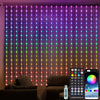 RGB Smart LED Curtain Lights for Holiday Elegance ATHLEXES