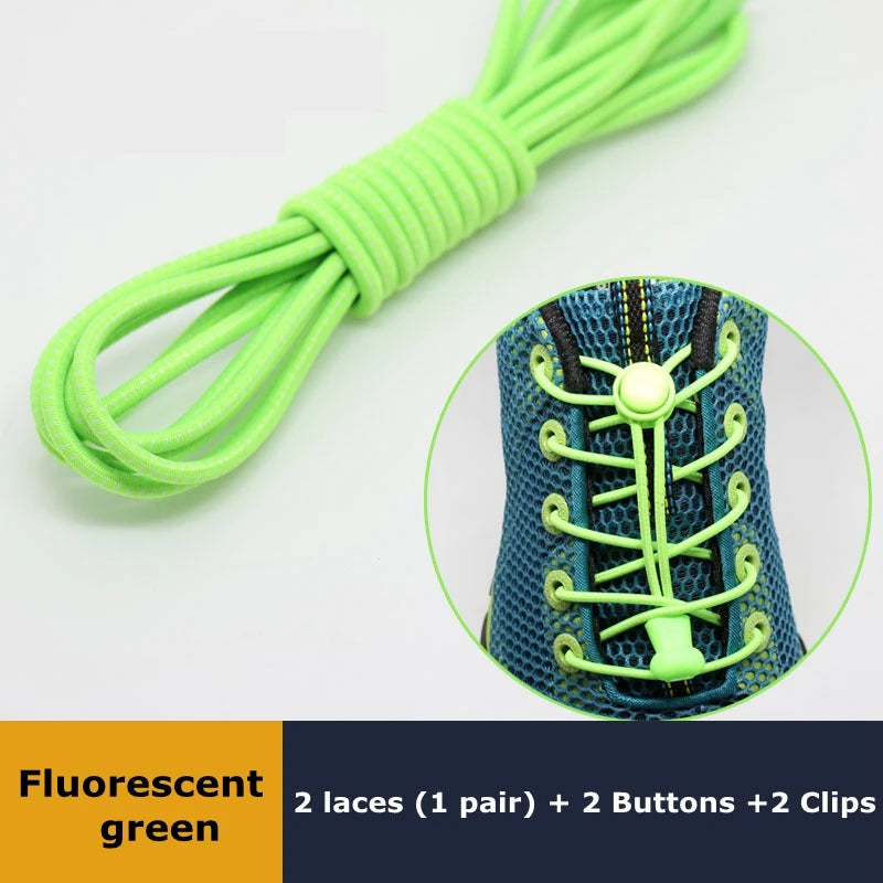 LazyLace No Tie Elastic Shoelaces - 1 Pair Stretch Fit ATHLEXES