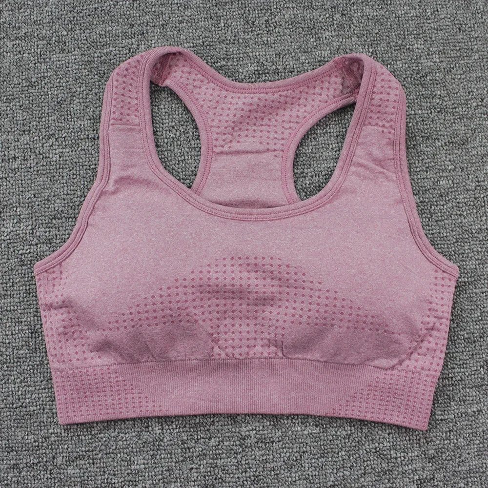 Seamless DotFit Women's Support Sports Bra ATHLEXES