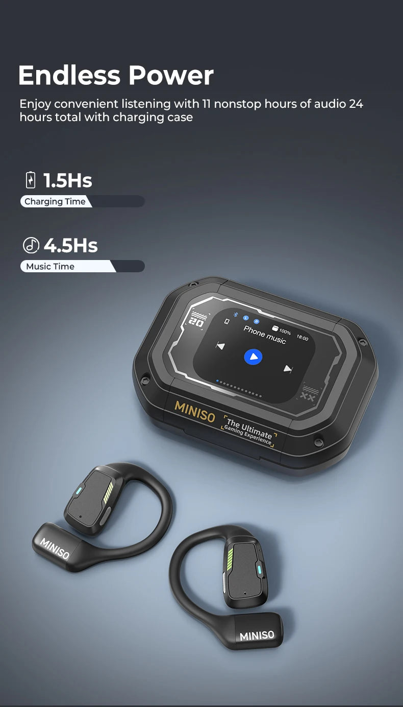 AI Translator MINISO M98 Sport Bluetooth Earbuds ATHLEXES