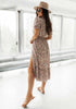 Elegant Floral V Neck Maxi Dress for Women ATHLEXES
