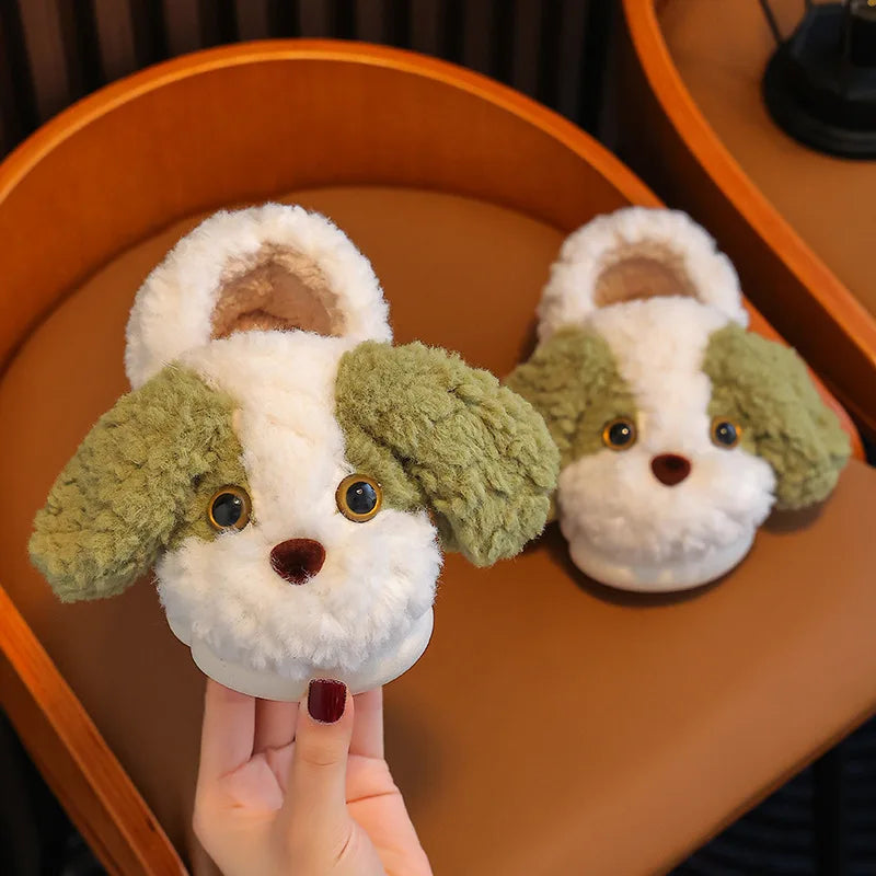CozyPaws Non-Slip Boys Cotton Slippers for Kids ATHLEXES