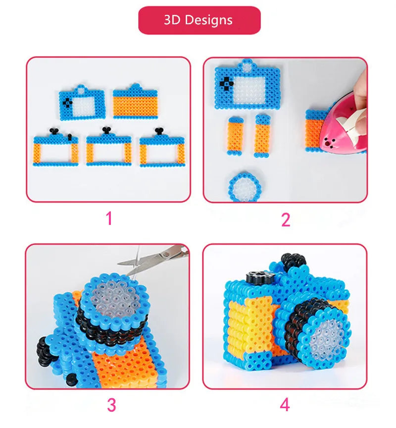 Creative Bead Builder Pegboard Set for Kids ATHLEXES