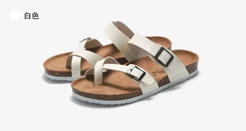 Cork Breeze Summer Sandals for Men - Stylish Beach Footwear ATHLEXES