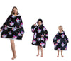 CozyNest Oversized Flannel Hoodie Blanket ATHLEXES