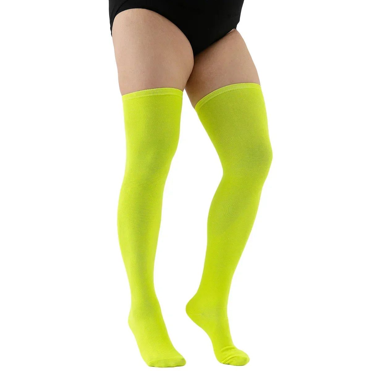 ChicPlus Curvy Thigh High Striped Socks ATHLEXES