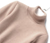 Korean Style Velvet Turtleneck Sweater for Women ATHLEXES