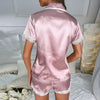 Women's Luxury Satin Pajama Set ATHLEXES