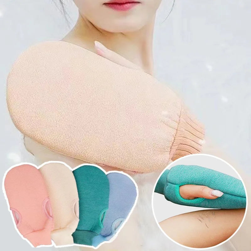 ExfoliGlow Bath Scrub Mitt for Radiant Skin ATHLEXES
