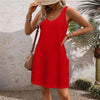 Summer Breeze Plus Size Pocket T-Shirt Dress ATHLEXES