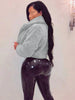 Velvet Luxe Faux Fur Cardigan Jacket ATHLEXES