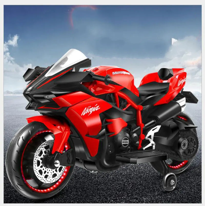 Kids 1.1M Electric Two-Wheel Rechargeable Motorcycle ATHLEXES
