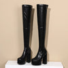 ChicSquare Over-The-Knee High Heel Boots ATHLEXES