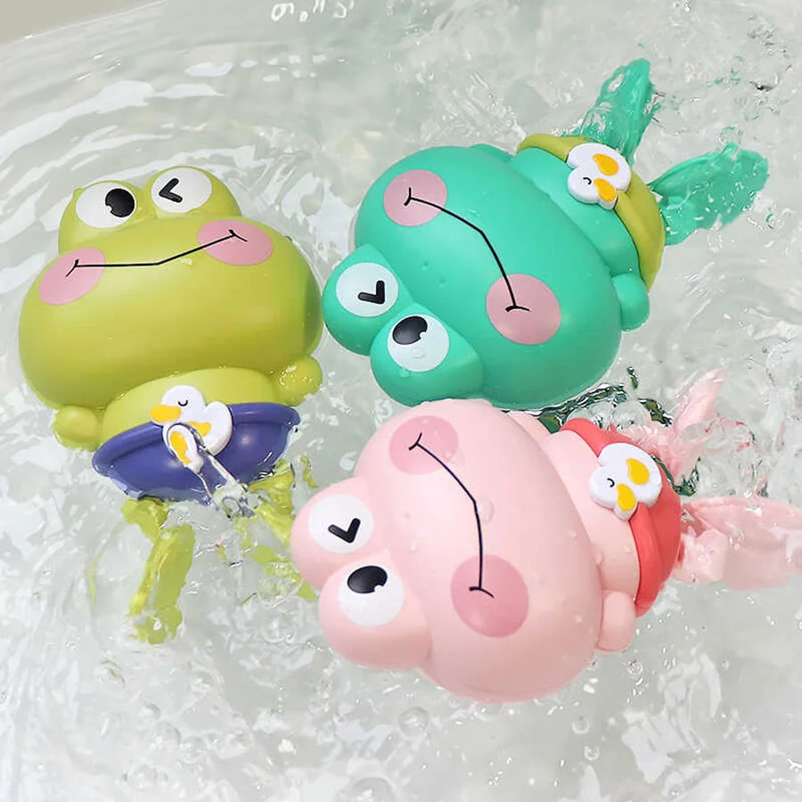 Clockwork Floating Frog Bath Toys ATHLEXES