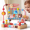 Montessori Wooden Roller Coaster Bead Maze for Toddlers ATHLEXES