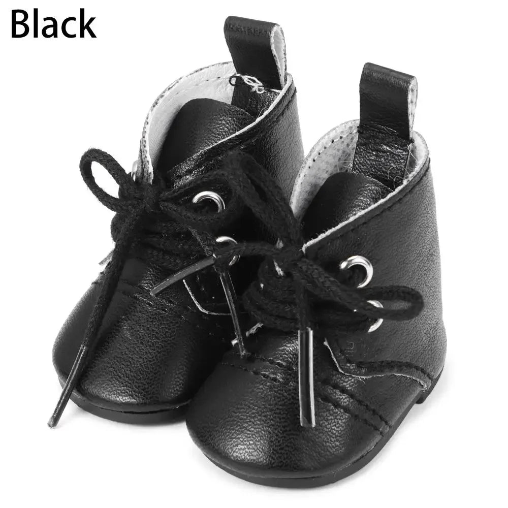 Mini Doll Boot Shoes for 20cm Plush Dolls - Stylish 5-5.5cm Accessories ATHLEXES
