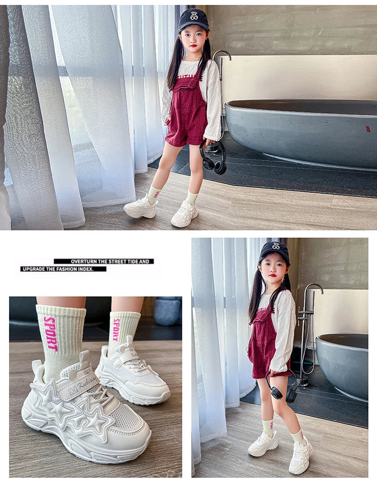 StarStride Girls' Classic Sports Sneakers ATHLEXES
