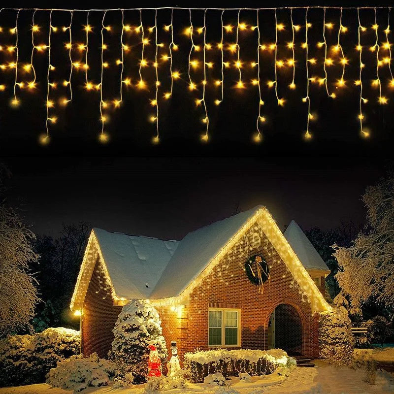 Enchanting LED Fairy Curtain Lights for Outdoor Decor ATHLEXES
