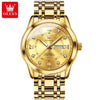 OLEVS Luxury Diamond Quartz Watch for Men ATHLEXES