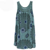 Elegant Lace Print Plus Size Sleeveless Dress ATHLEXES