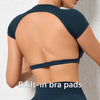 BreezeFit Backless Yoga Crop Top for Women ATHLEXES