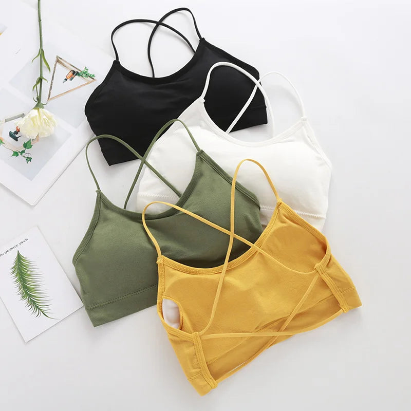 Elegant Cross Strap Yoga Bra for Active Women ATHLEXES