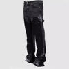 European American Patchwork Flared Denim Pants S-XXL ATHLEXES