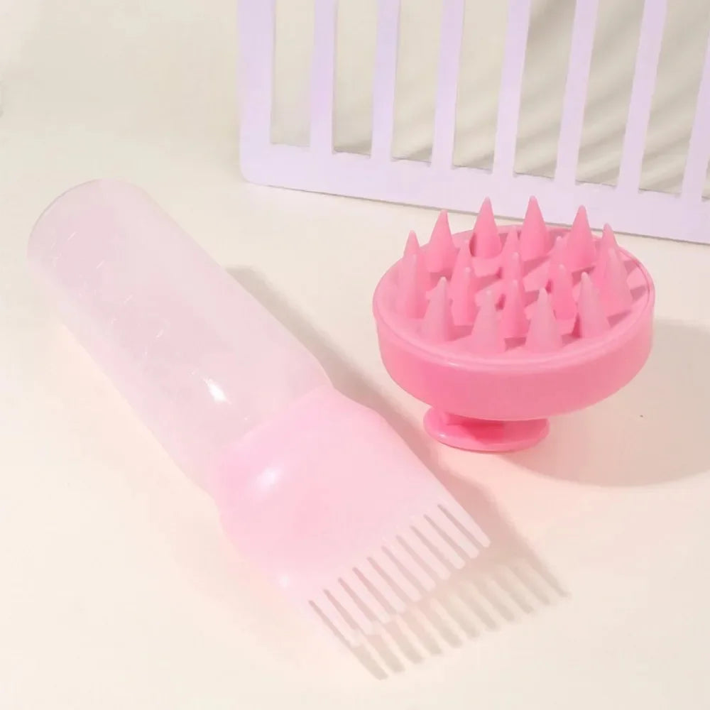 Silicone Scalp Massager & Hair Dye Applicator Set ATHLEXES