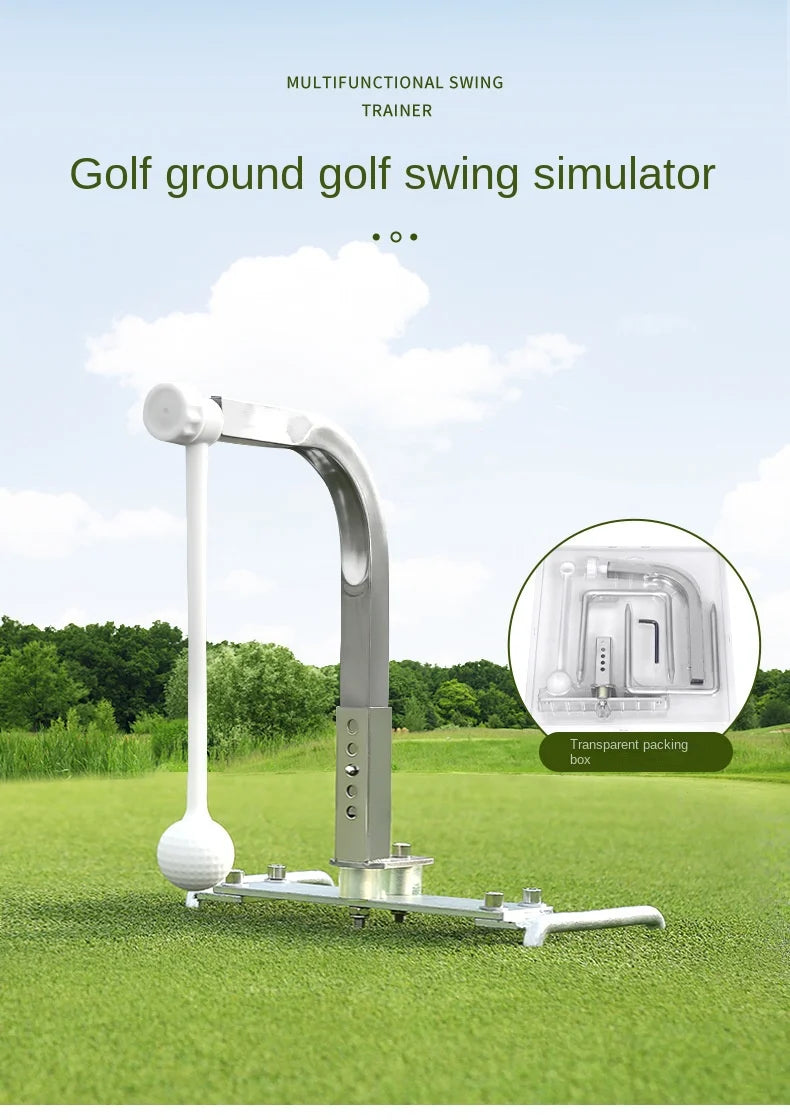 PGM Golf Swing Trainer - 360° Adjustable Practice Aid ATHLEXES
