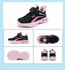 Chic Pink Girls Leather Sport Sneakers ATHLEXES
