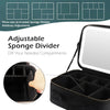 LuxeGlow Travel Makeup Organizer with Mirror ATHLEXES